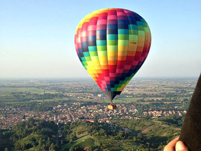 Battesimo del volo in mongolfiera a Roma
