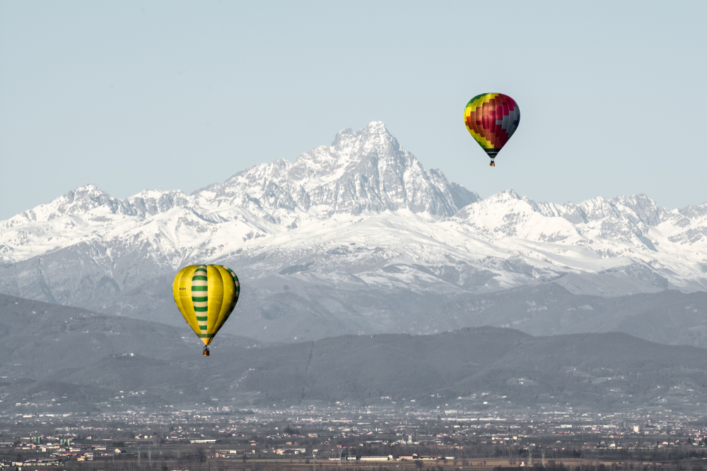 Voli in mongolfiera in Piemonte