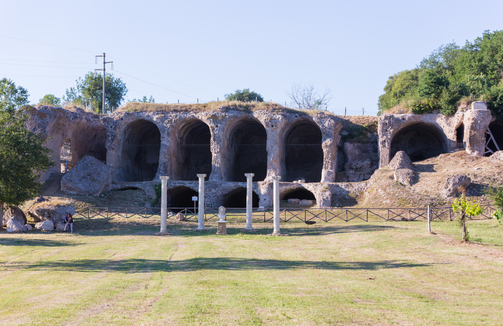 Volo in mongolfiera: area archeologica Ocriculum