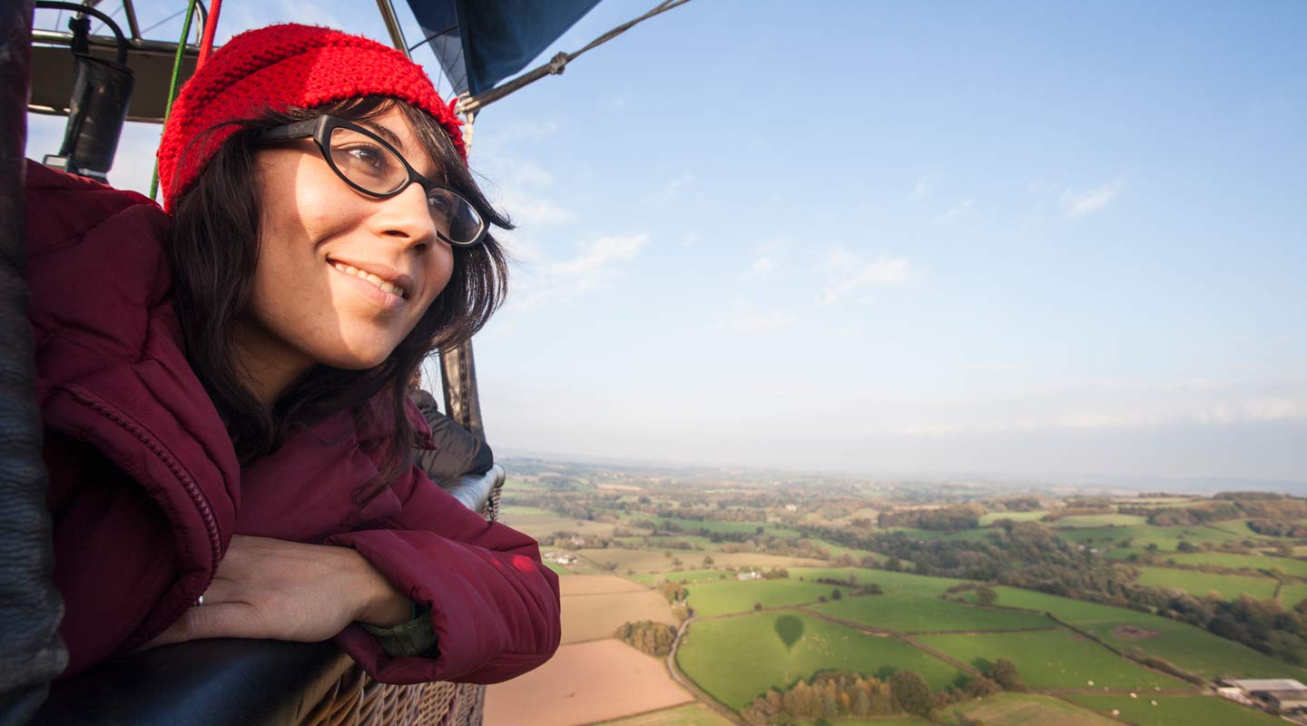 Idee regalo natale, volo in mongolfiera