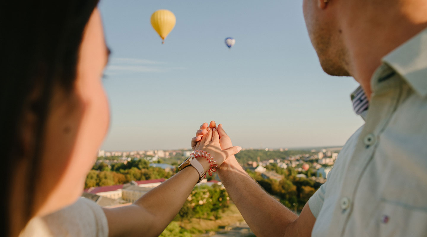 Volo in mongolfiera per due persone
