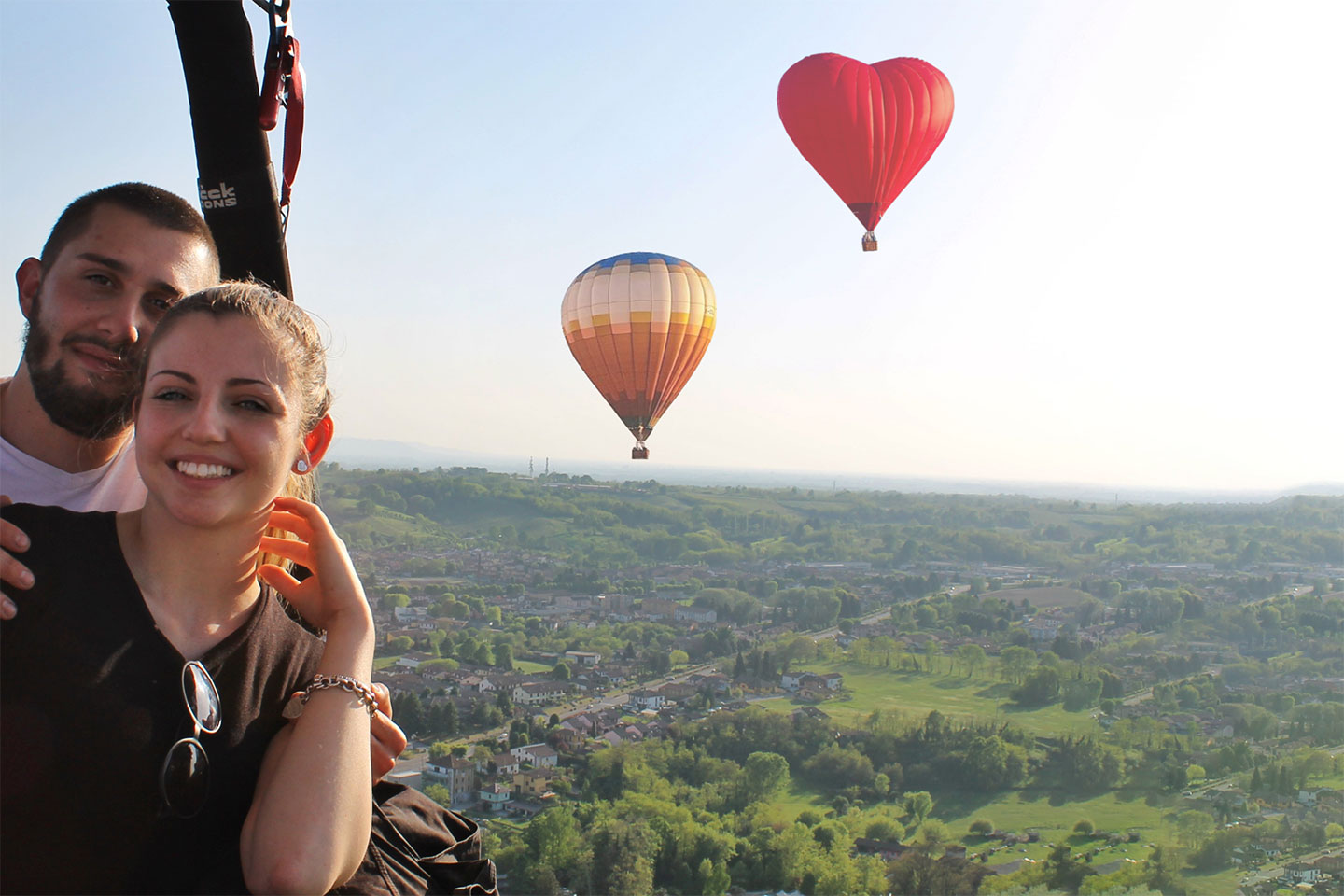 Volo privato in mongolfiera a Milano, San Colombano al Lambro