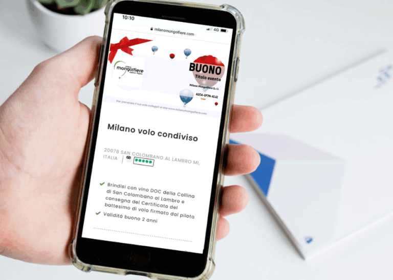 buono regalo volo in mongolfiera